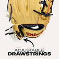 Wilson 2027 A700 12" Utility w/ Drawstring Wrist Adj. - Blonde/Black/Red