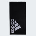 Adidas Large Quick-Drying Cotton Towel (70cm x 140cm) Black/White