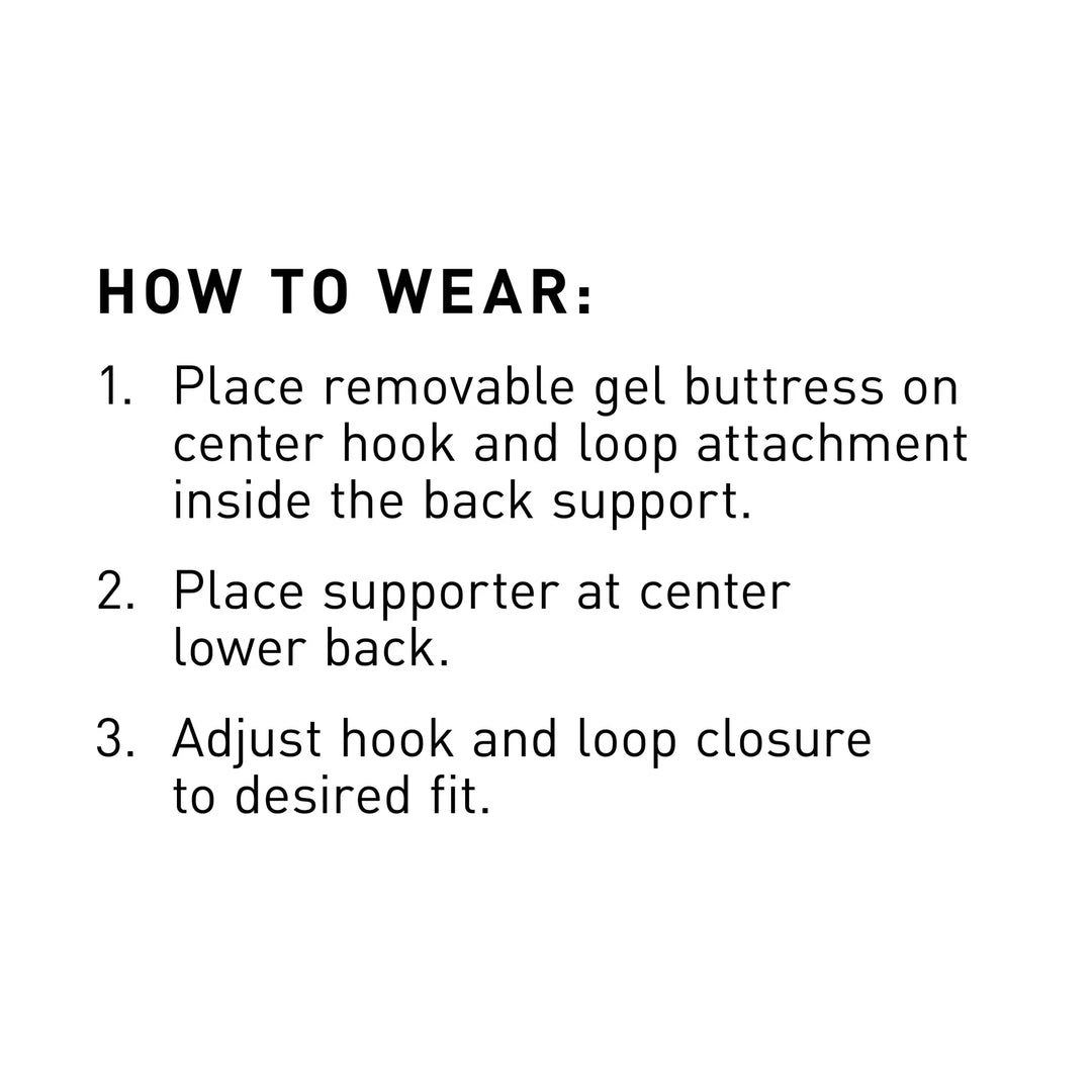 McDavid Back Support/4-Way Elastic w/Pad