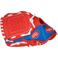 Rawlings Players Series Youth 9" Baseball Glove w/Ball - Scarlet/Royal