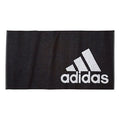 Adidas quick-drying cotton towel (50 cm x 100 cm) Black/White