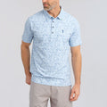 William Murray Floral Polo - Frost