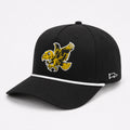Iowa Hawkeyes Flying Herky Rope Cap-Black/White