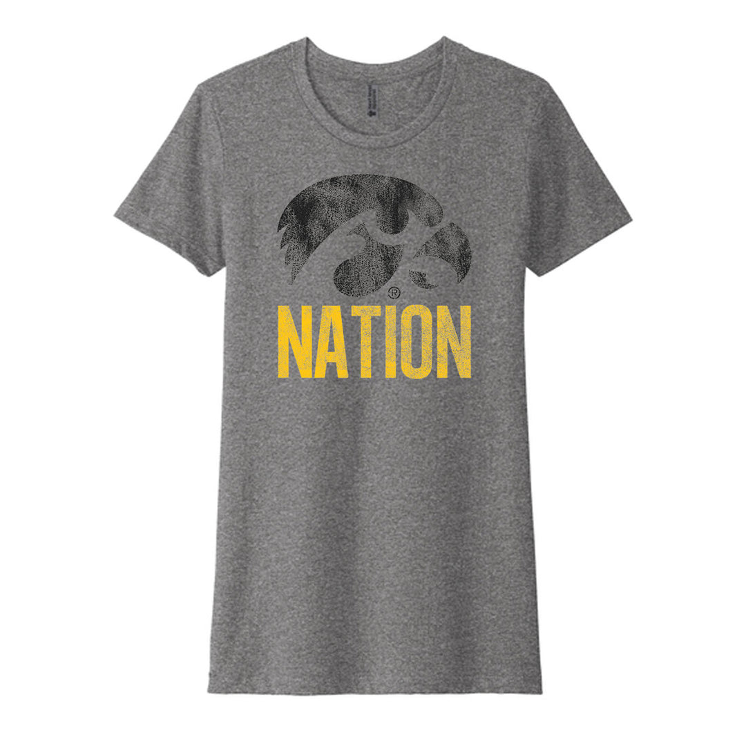 Hawkeye Nation Ladies Short Sleeve Tee
