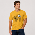 Iowa Herky Leaning On "I" Tee