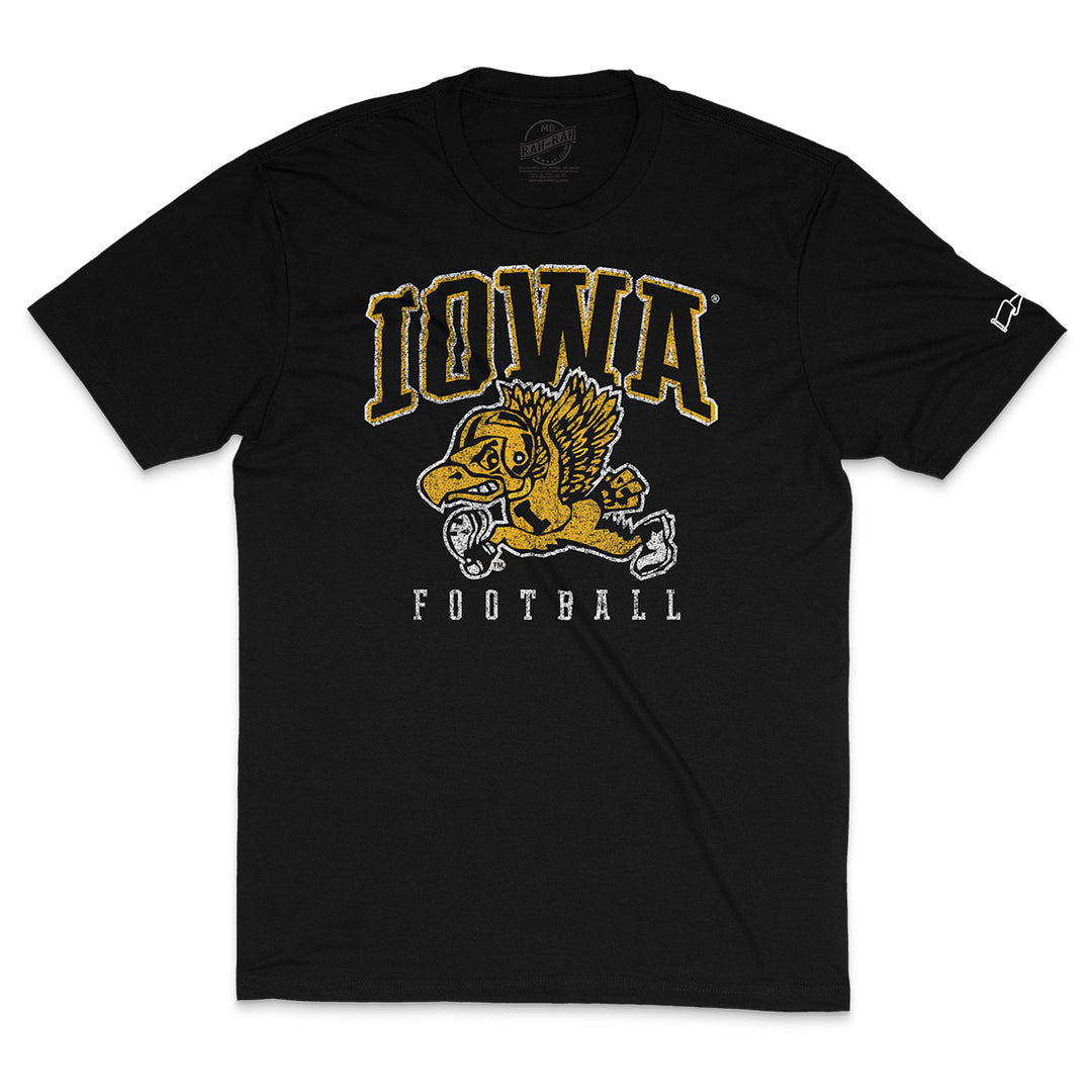 Iowa Football Running Herky Short Sleeve Tee