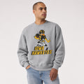 Iowa Hawkeyes Stiff-Arm Heavyweight Crewneck - Athletic Heather