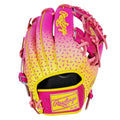 Rawlings Heart of the Hide Spring Break 11.5" Infield Baseball Glove - Pink/Yellow