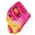Rawlings Heart of the Hide Spring Break 11.5" Infield Baseball Glove - Pink/Yellow