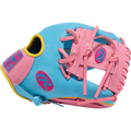 Rawlings Heart of the Hide Spring Break 11.5" Infield Baseball Glove - Columbia Blue/Pink