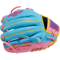 Rawlings Heart of the Hide Spring Break 11.5" Infield Baseball Glove - Columbia Blue/Pink