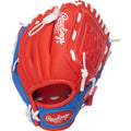 Rawlings Players Series Youth 9" Baseball Glove w/Ball - Scarlet/Royal