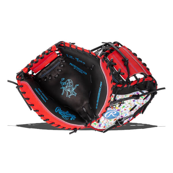 Rawlings Heart of the Hide Catchers Mitt 33.5" - Black/Splatter