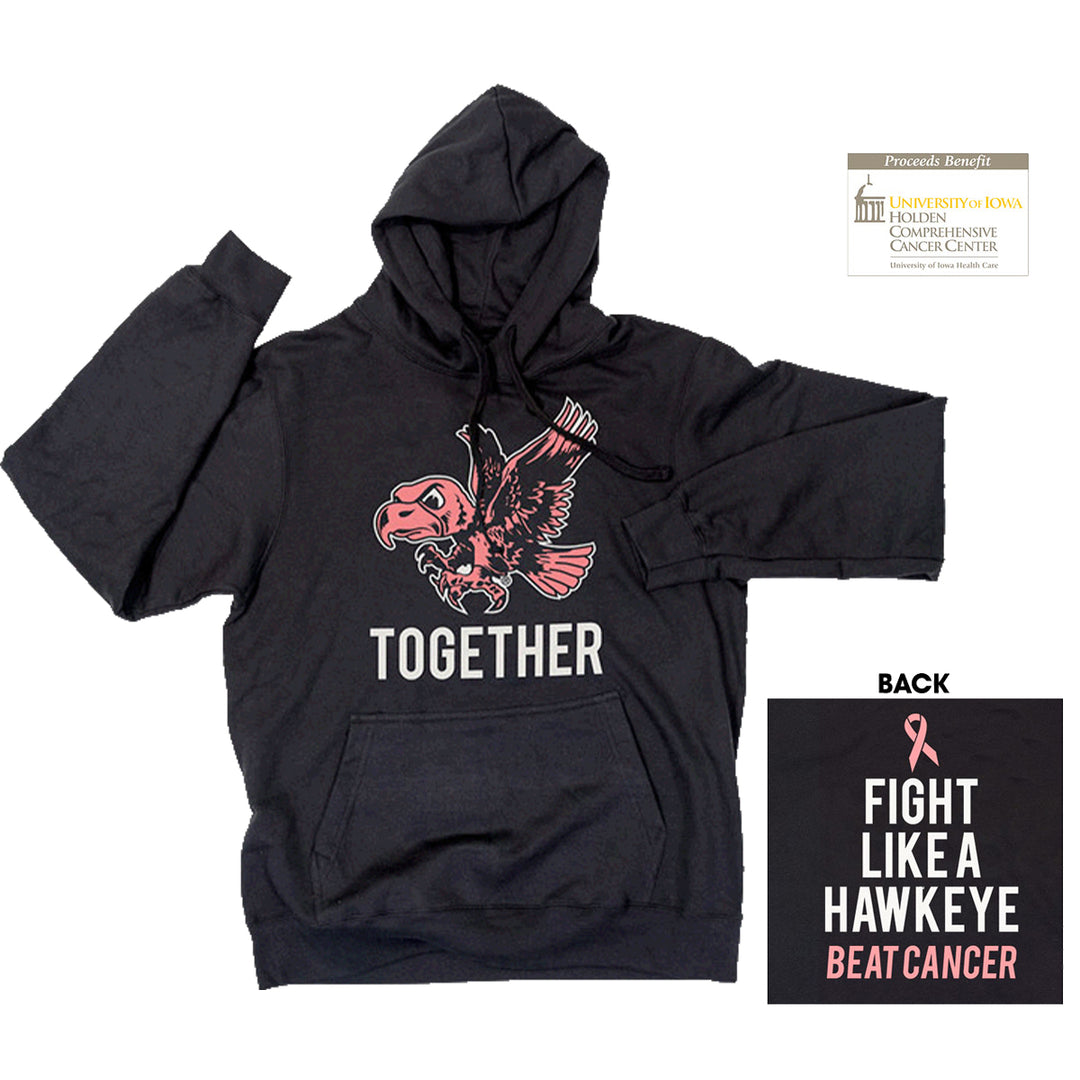 Beat Cancer, Fight Like A Hawkeye Together Hoodie