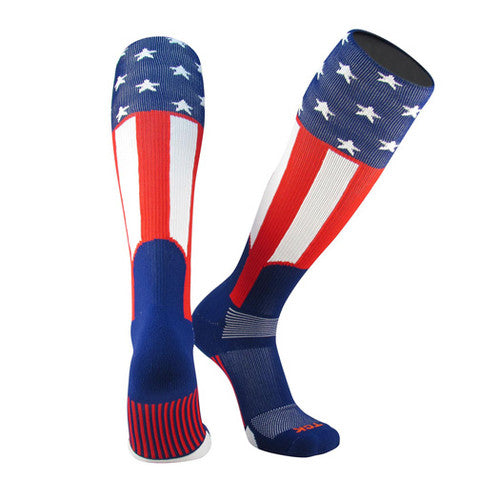 TCK Uncle Sam USA Over The Calf Sock