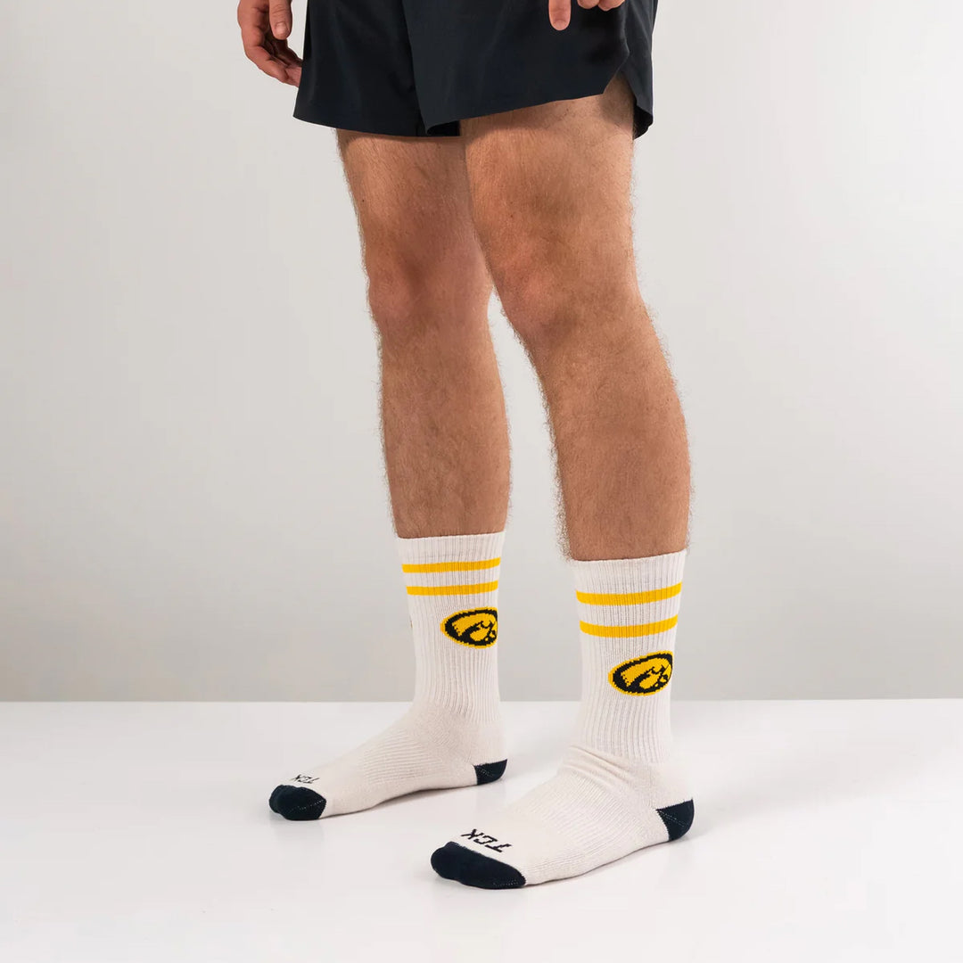 Iowa Hawkeyes Vintage Soft Cotton Socks