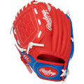 Rawlings Players Series Youth 9" Baseball Glove w/Ball - Scarlet/Royal