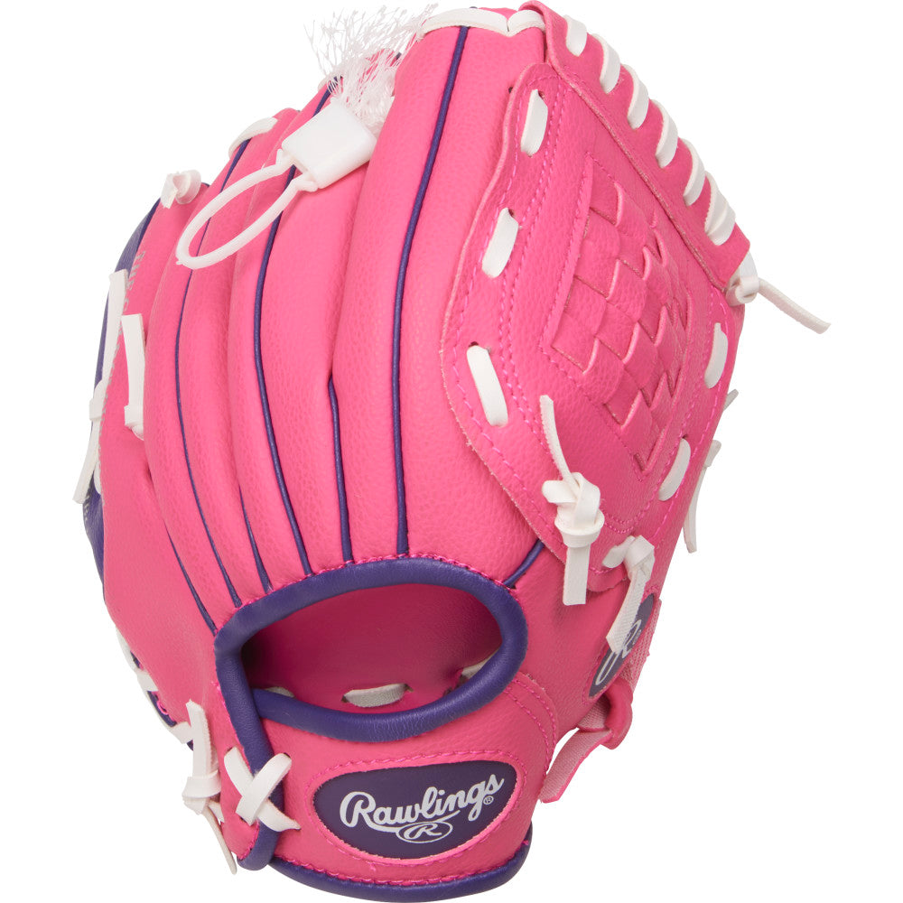 Rawlings Players Series Youth 9" Baseball Glove w/Ball - Pink/Purple