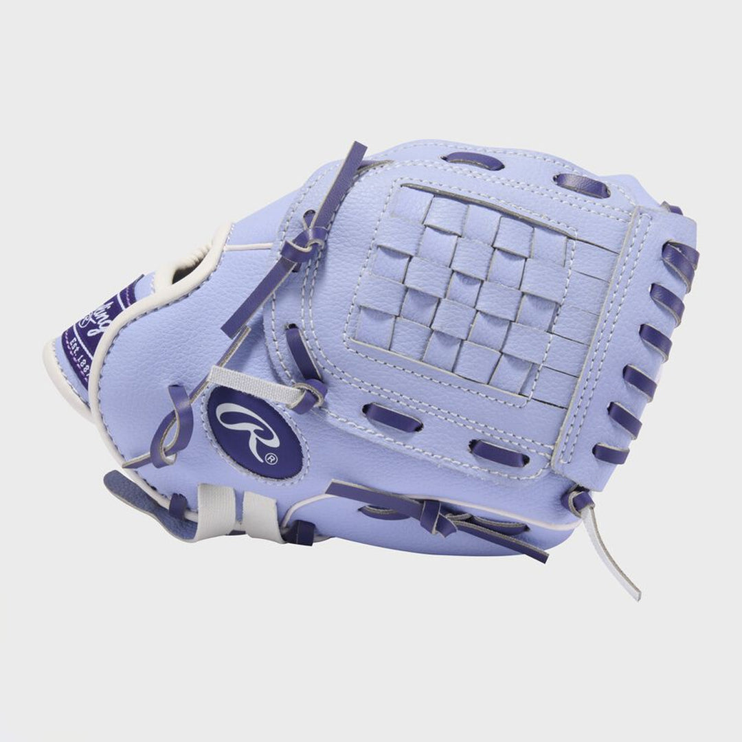 Rawlings Players Series Youth 9" Baseball Glove w/Ball - Periwinkle/Purple